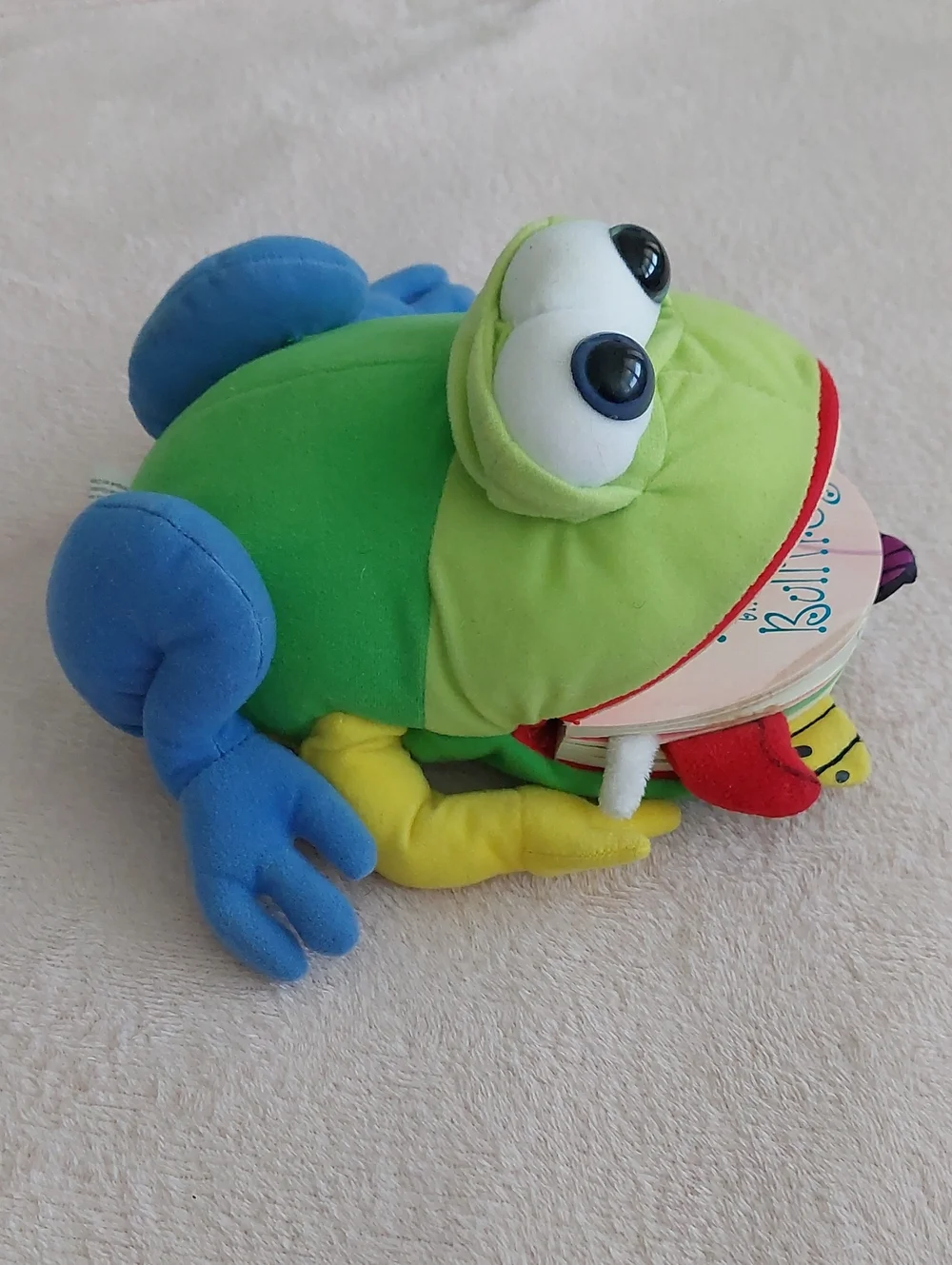 MONDAY the BULLFROG: A Huggable Puppet Book About the Days of the Week NWOT